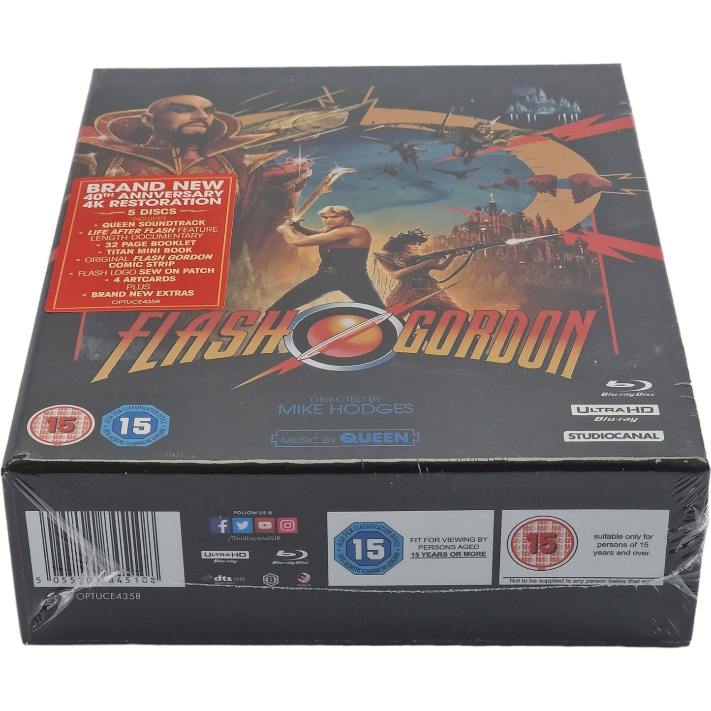 Flash Gordon 4K Ultra HD + Blu-ray + CD DigiPack Édition de Collection 2020