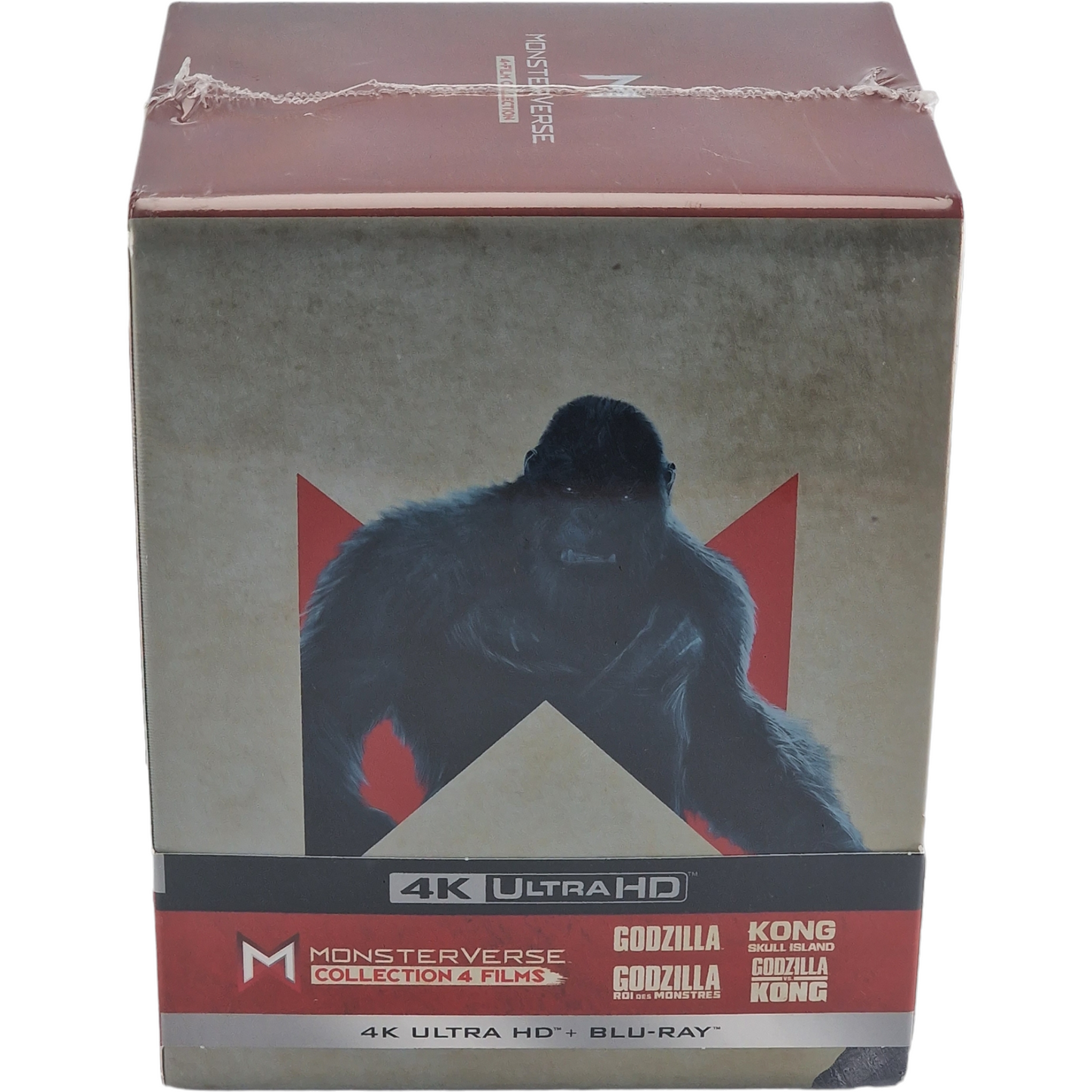 MonsterVerse : Godzilla vs. Kong 4K Ultra HD + Blu-ray Coffret 4 Films Zone B