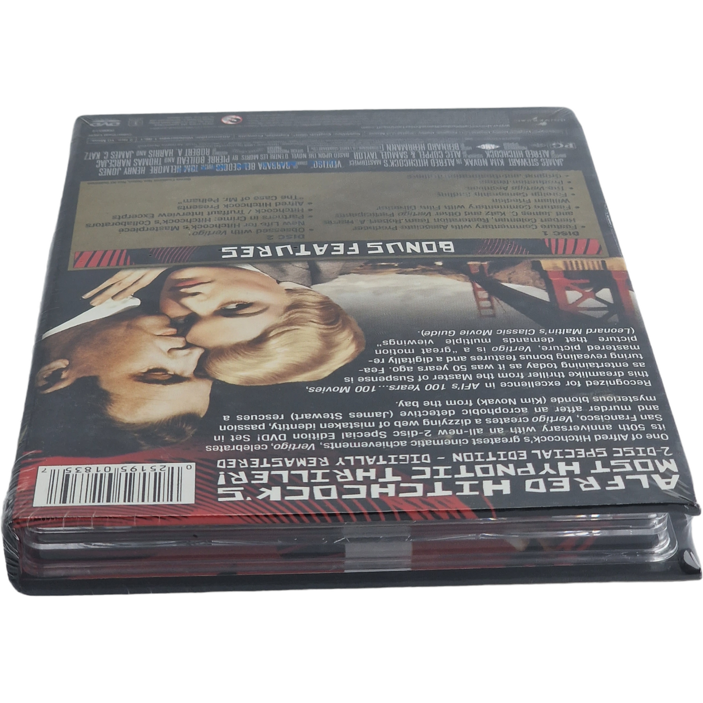 Vertigo DVD DigiPack Universal Legacy Serie Alfred Hitchcock 2012 Region 1