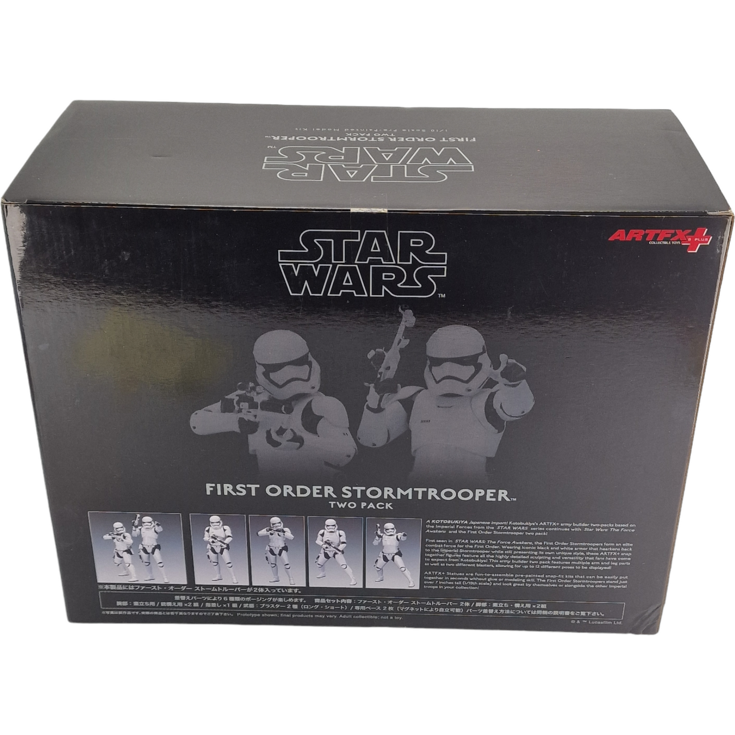 Star wars Scale First Order Stormtrooper Artfx + 2 statues 1/10 kotobukiya Neuf