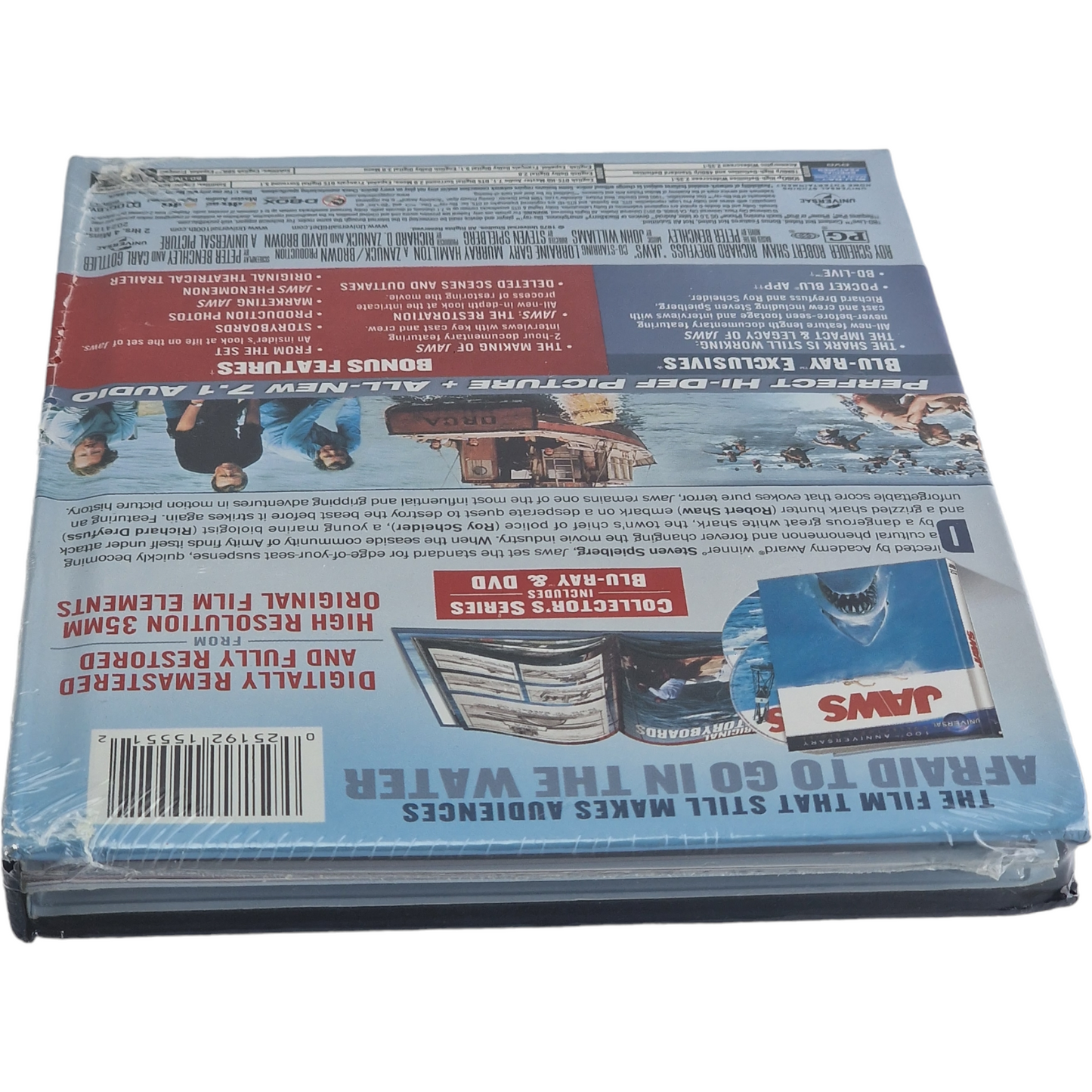 Jaws Les dents de la mer DigiBook Blu-ray + DVD Universal 100 ème Région Libre