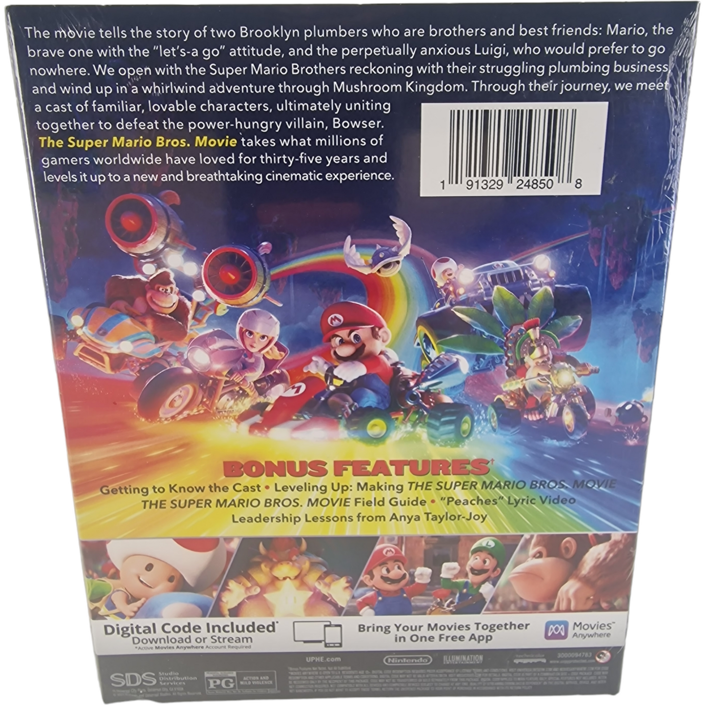 Mario Bros. Blu-ray + DVD + Digital HD Lenticulaire Emballage exclusif Zone A