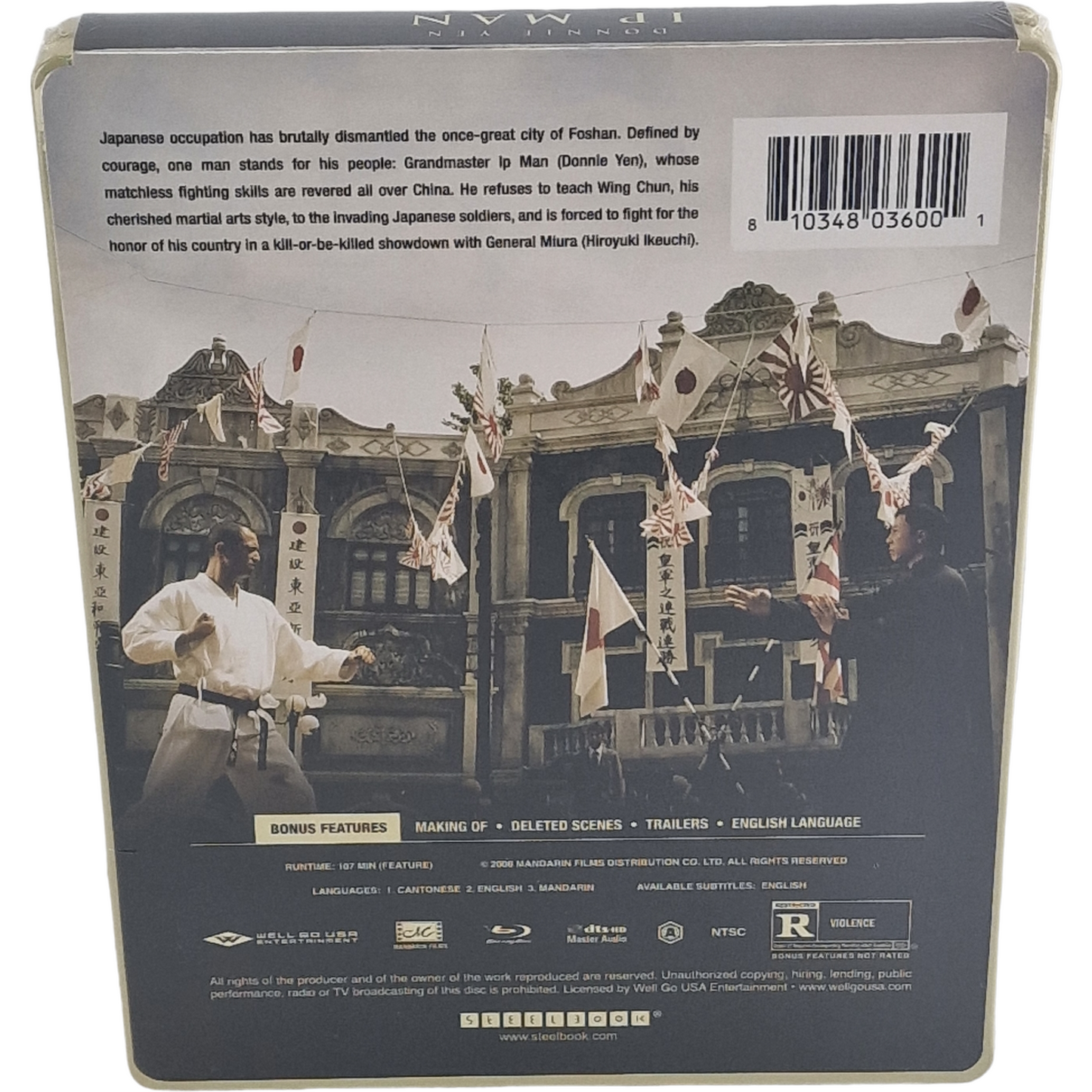 Ip Man 2008 Donnie Yen Blu-ray SteelBook Yip Man Ye Wen 葉問 2023 Zone A