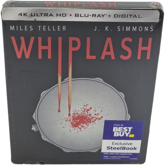 Whiplash 4K Ultra HD + Blu-ray +Digital HD SteelBook Exclusivité Best Buy Zone A