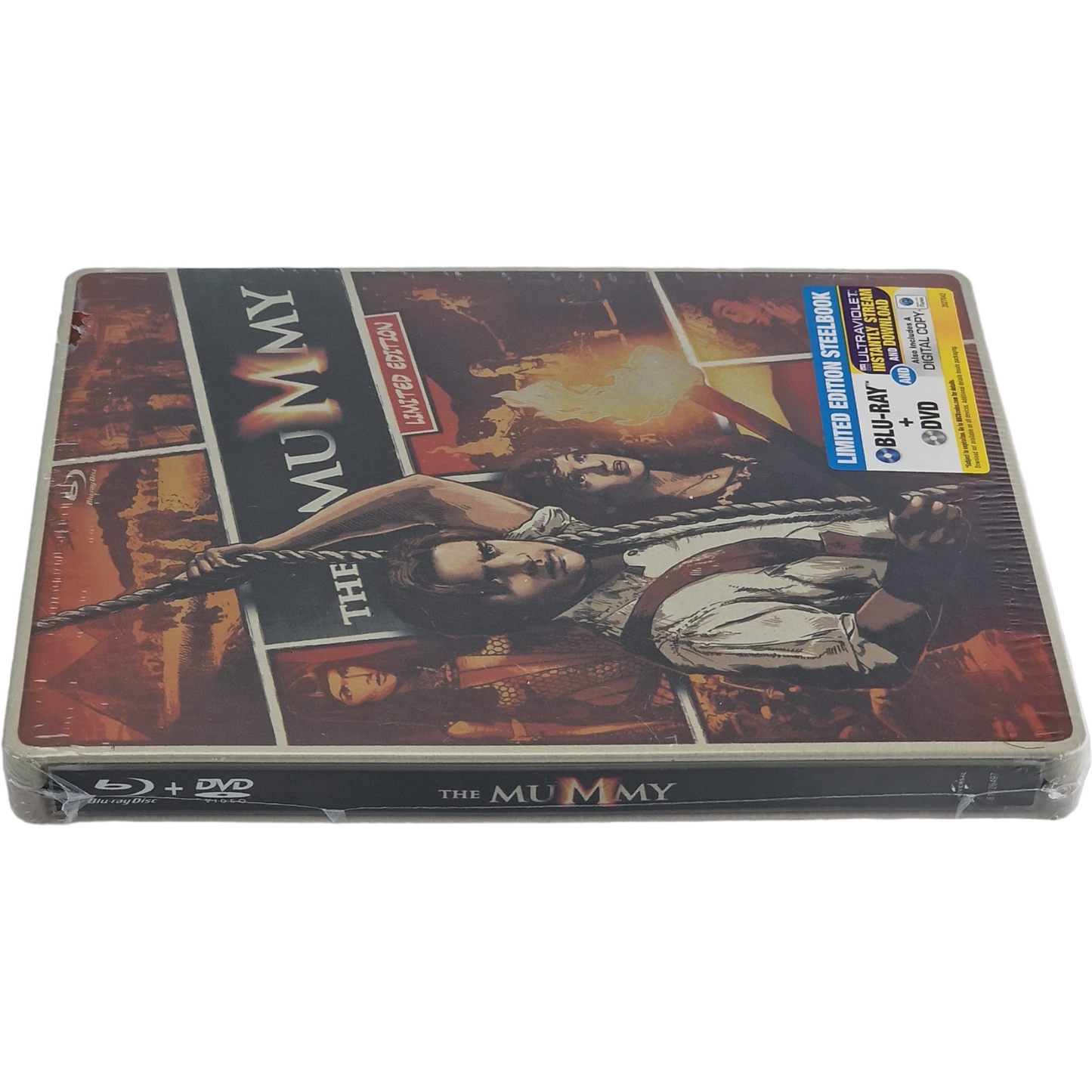 La momie 1999 SteelBook Blu-ray + DVD + Digital HD Édition limitée Zone Libre