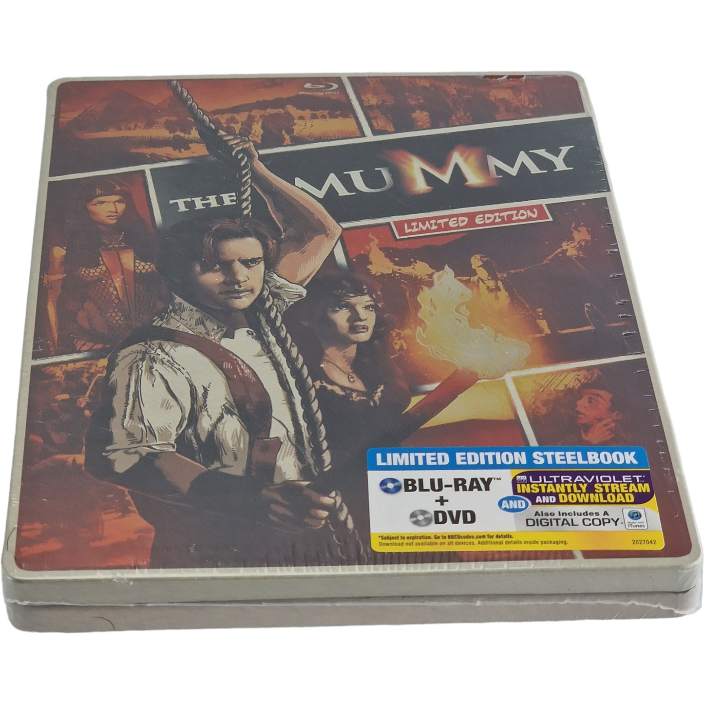 La momie 1999 SteelBook Blu-ray + DVD + Digital HD Édition limitée Zone Libre