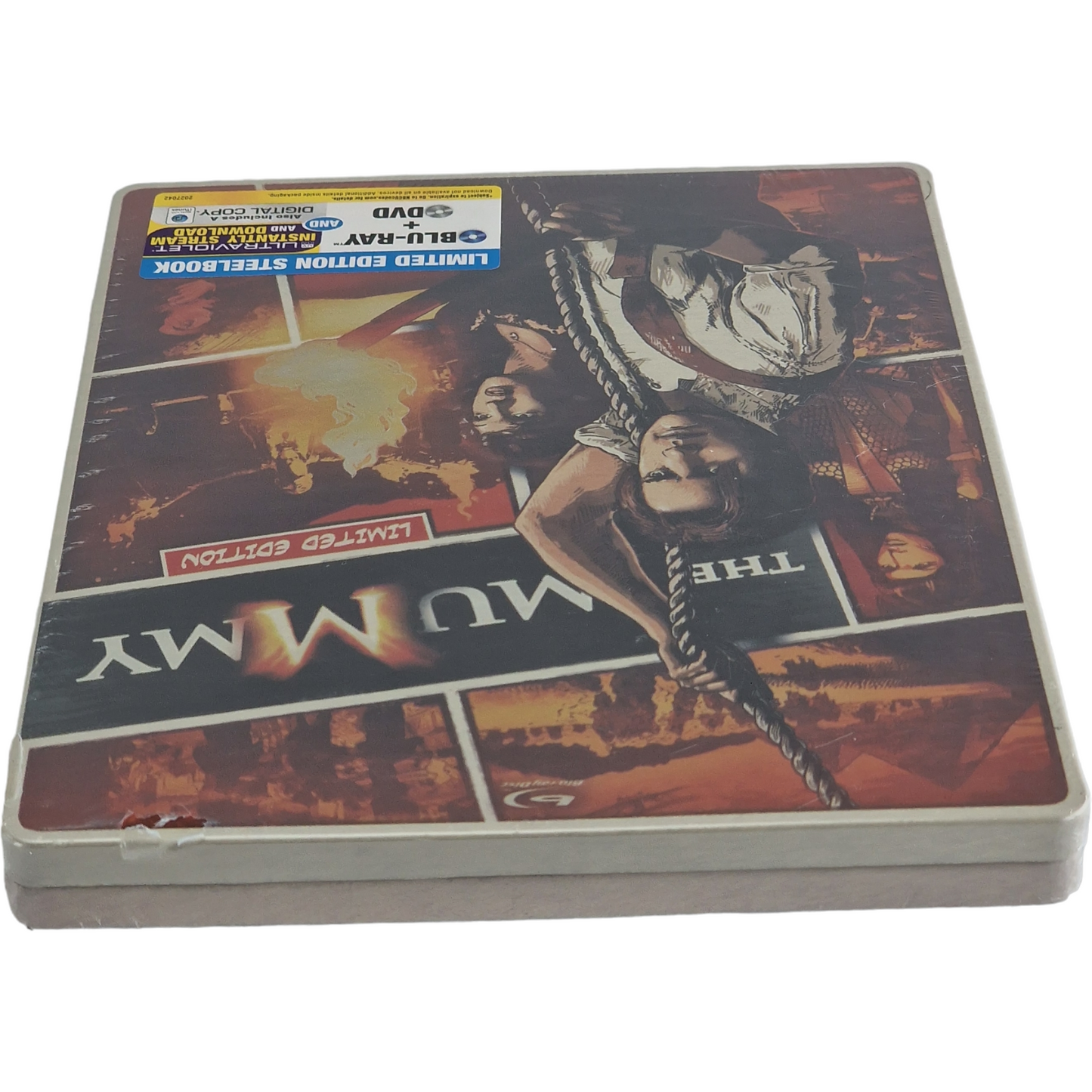 La momie 1999 SteelBook Blu-ray + DVD + Digital HD Édition limitée Zone Libre
