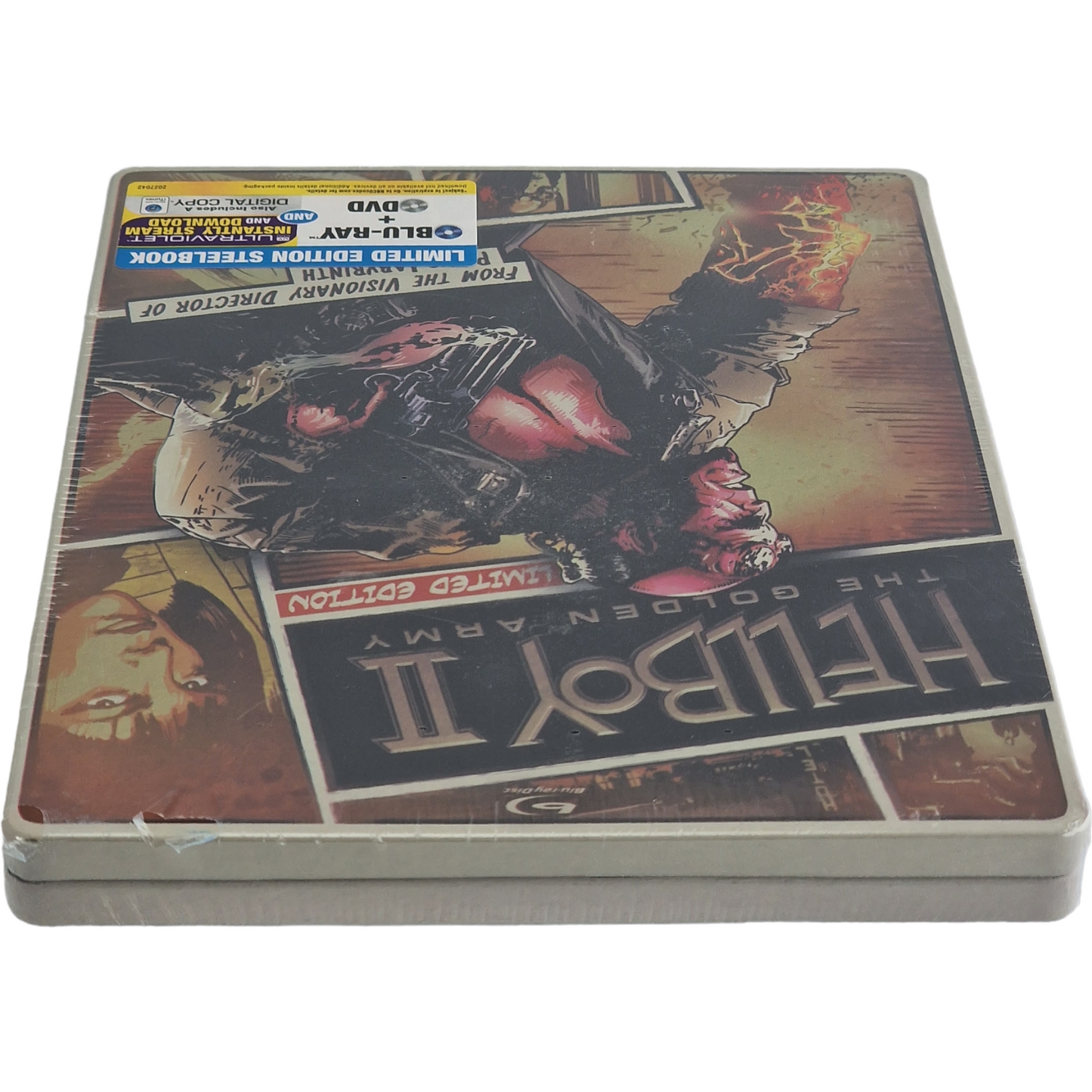 Hellboy II: 2008 SteelBook Blu-ray + DVD limitée Guillermo del Toro Zone A