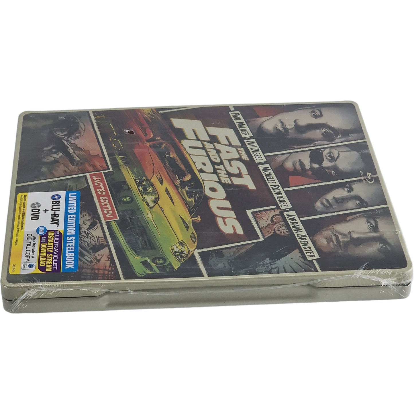 Fast and Furious SteelBook Blu-ray + DVD + Digital HD Édition limitée Zone A