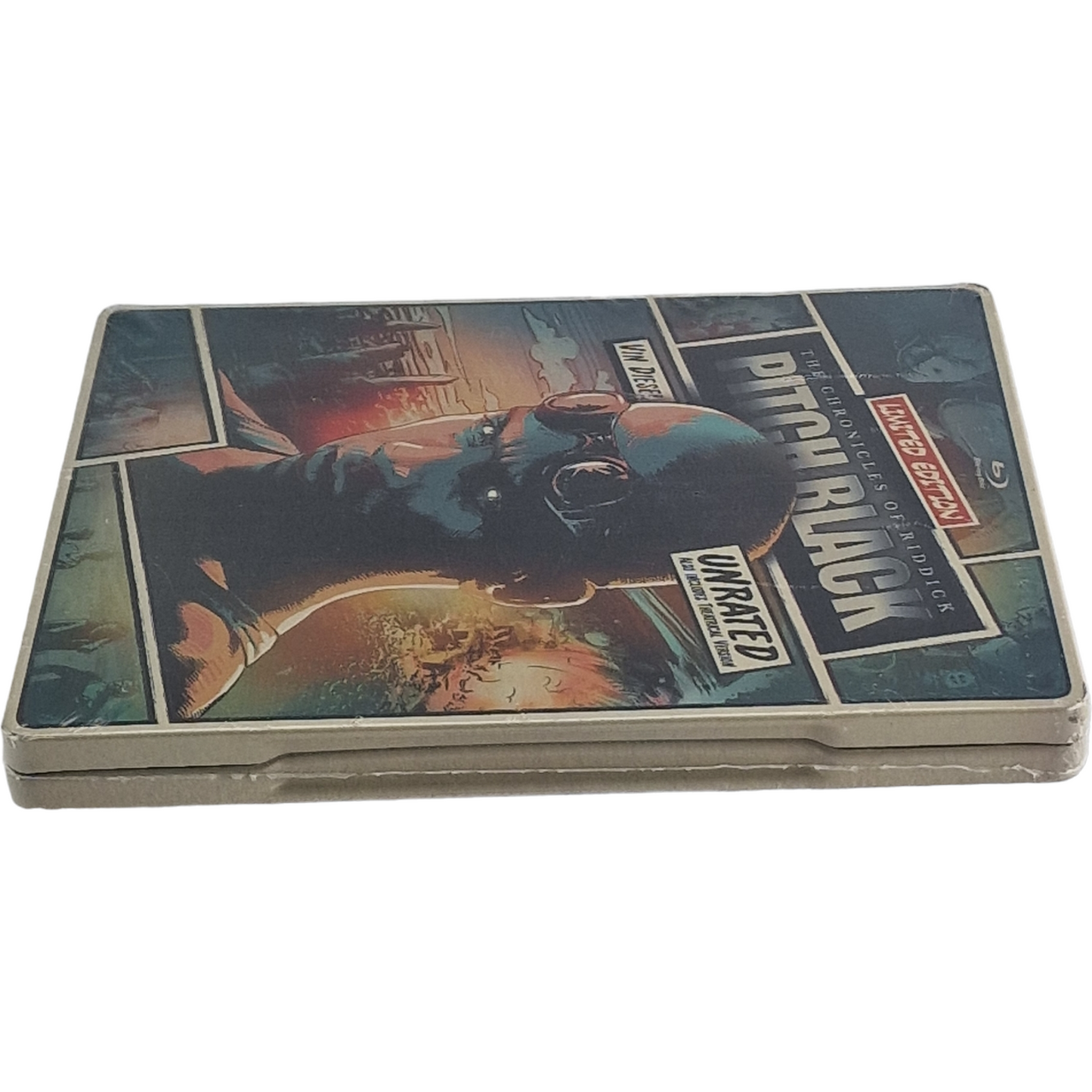 Pitch Black Les Chroniques Riddick Blu-ray+DVD SteelBook Édition limitée Zone A