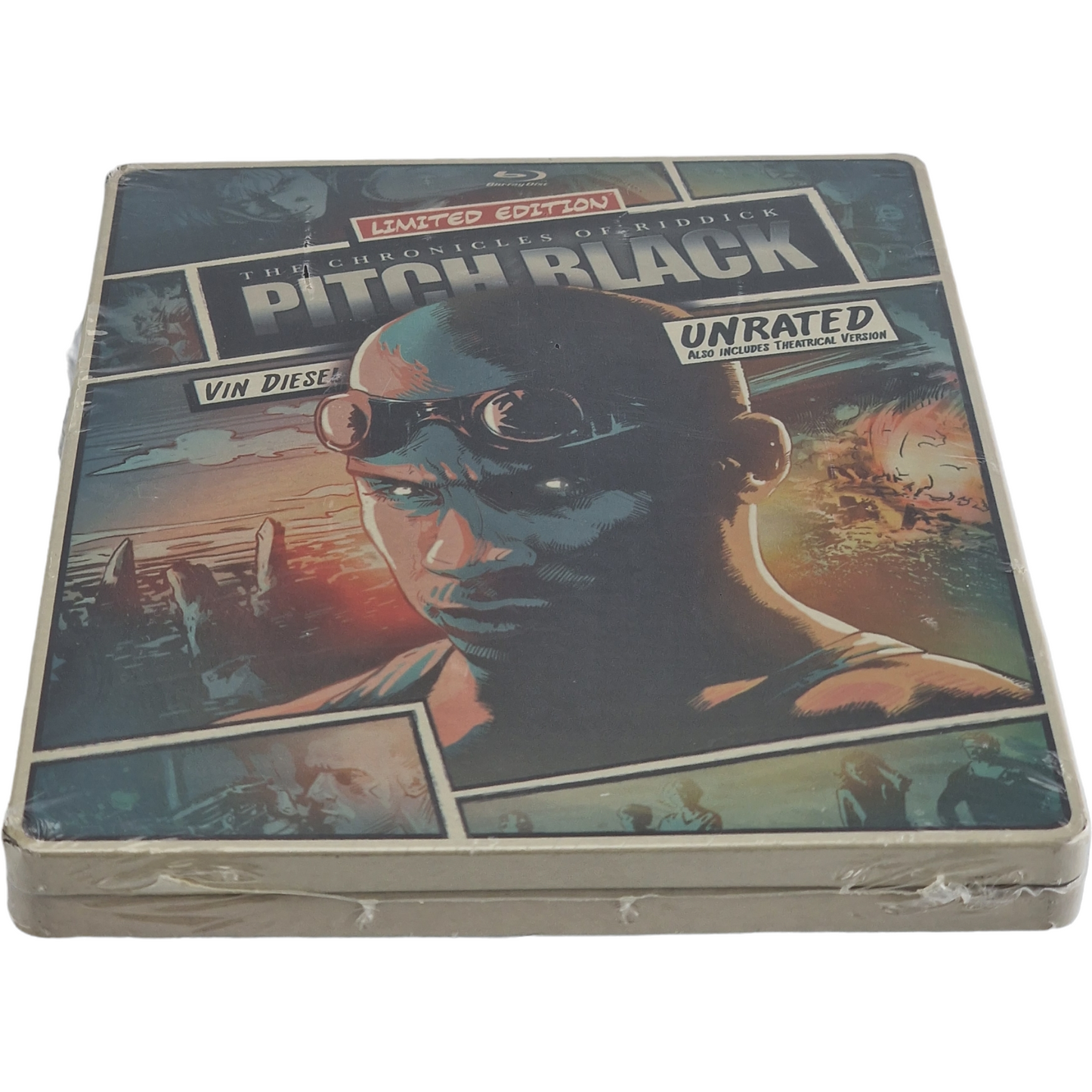 Pitch Black Les Chroniques Riddick Blu-ray+DVD SteelBook Édition limitée Zone A