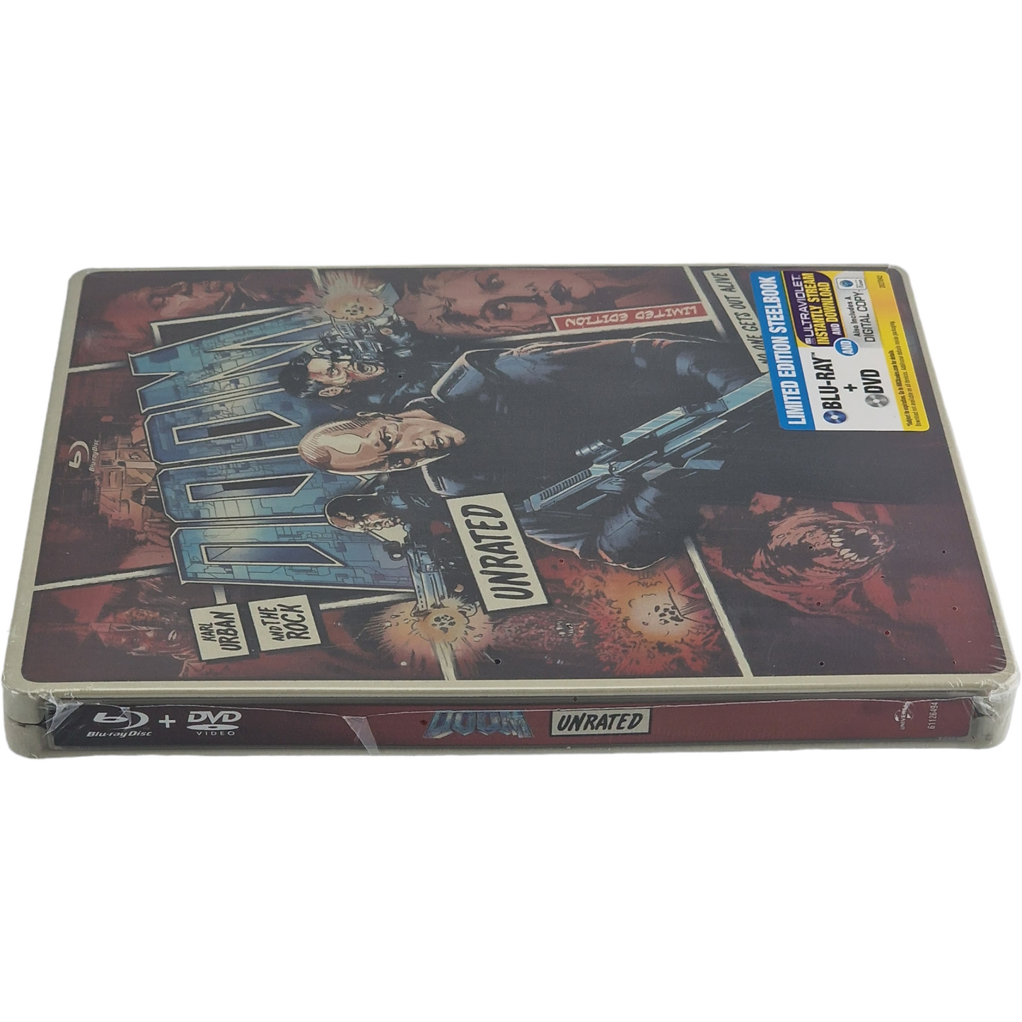 Doom 2005 SteelBook Blu-ray + DVD +Digital HD Édition limitée 2013 Zone Libre
