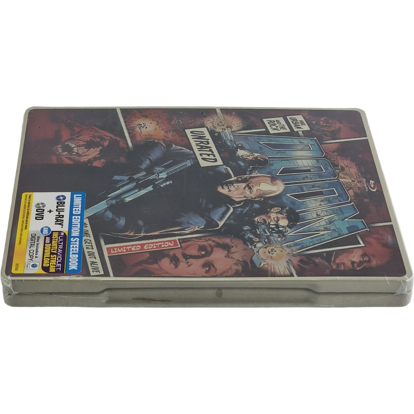 Doom 2005 SteelBook Blu-ray + DVD +Digital HD Édition limitée 2013 Zone Libre