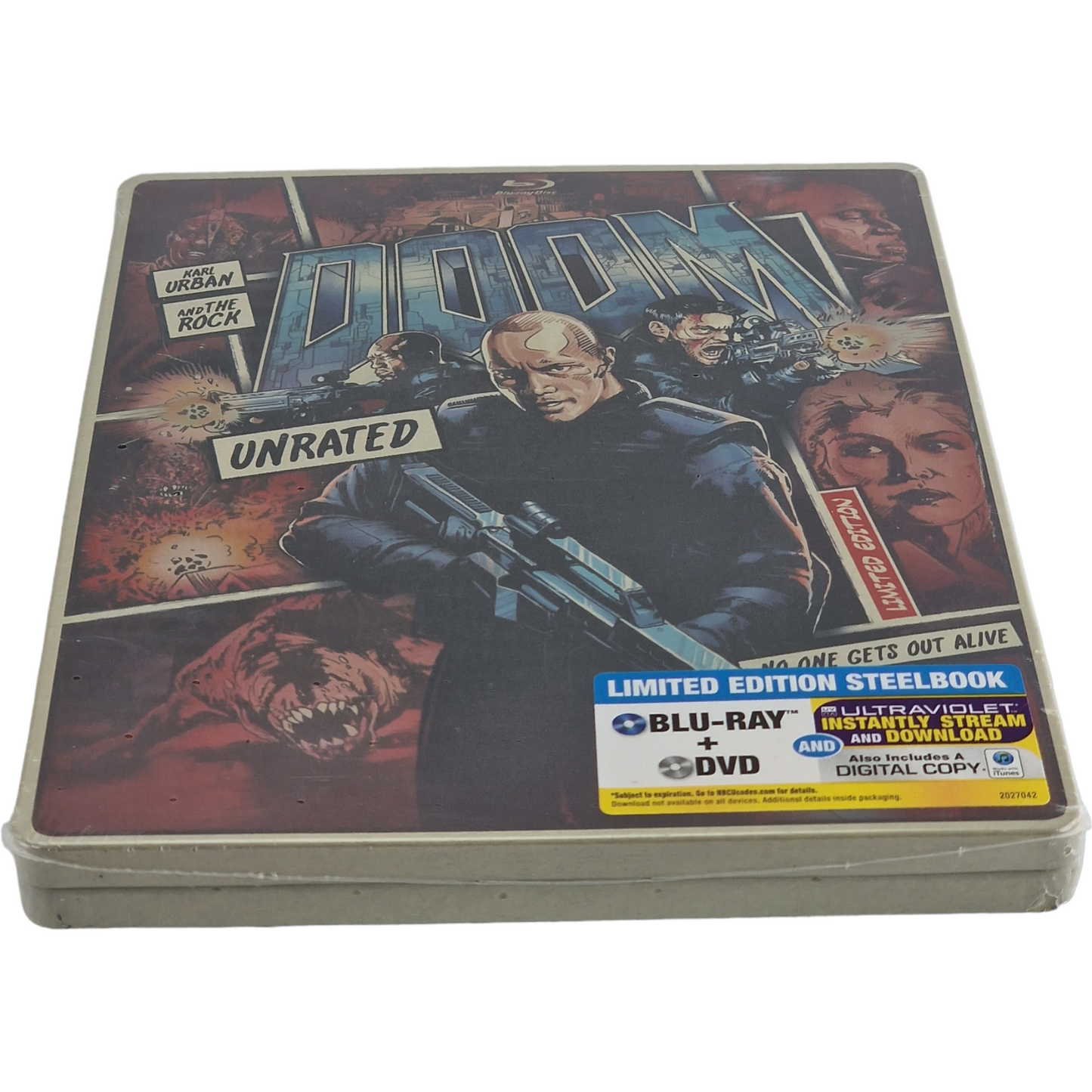 Doom 2005 SteelBook Blu-ray + DVD +Digital HD Édition limitée 2013 Zone Libre