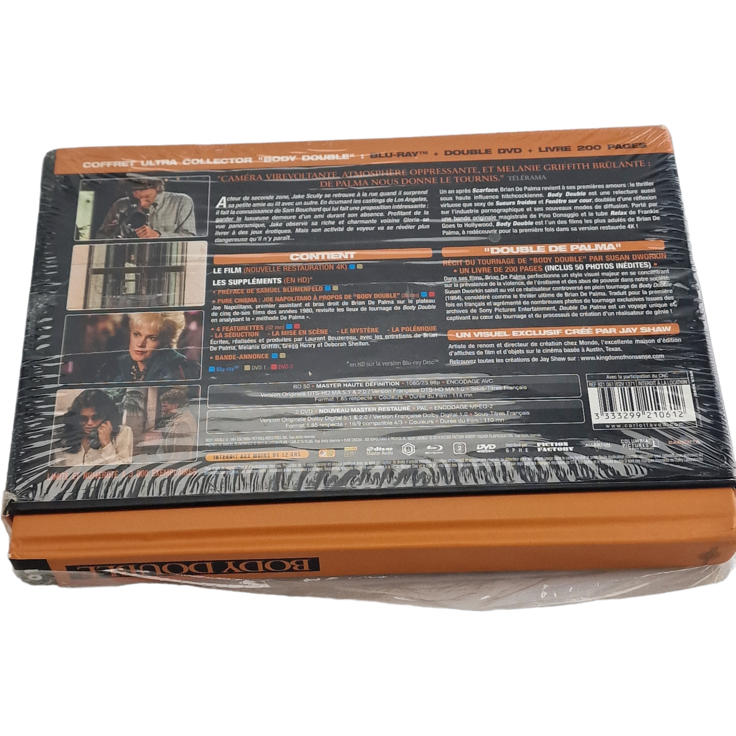 Body Double Édition Coffret Ultra Collector-Blu-Ray + DVD + Livre Carlotta Films