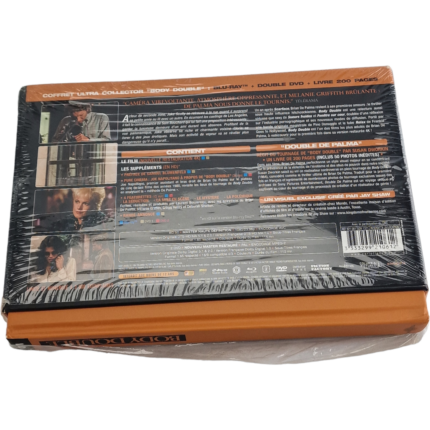 Body Double Édition Coffret Ultra Collector-Blu-Ray + DVD + Livre Carlotta Films