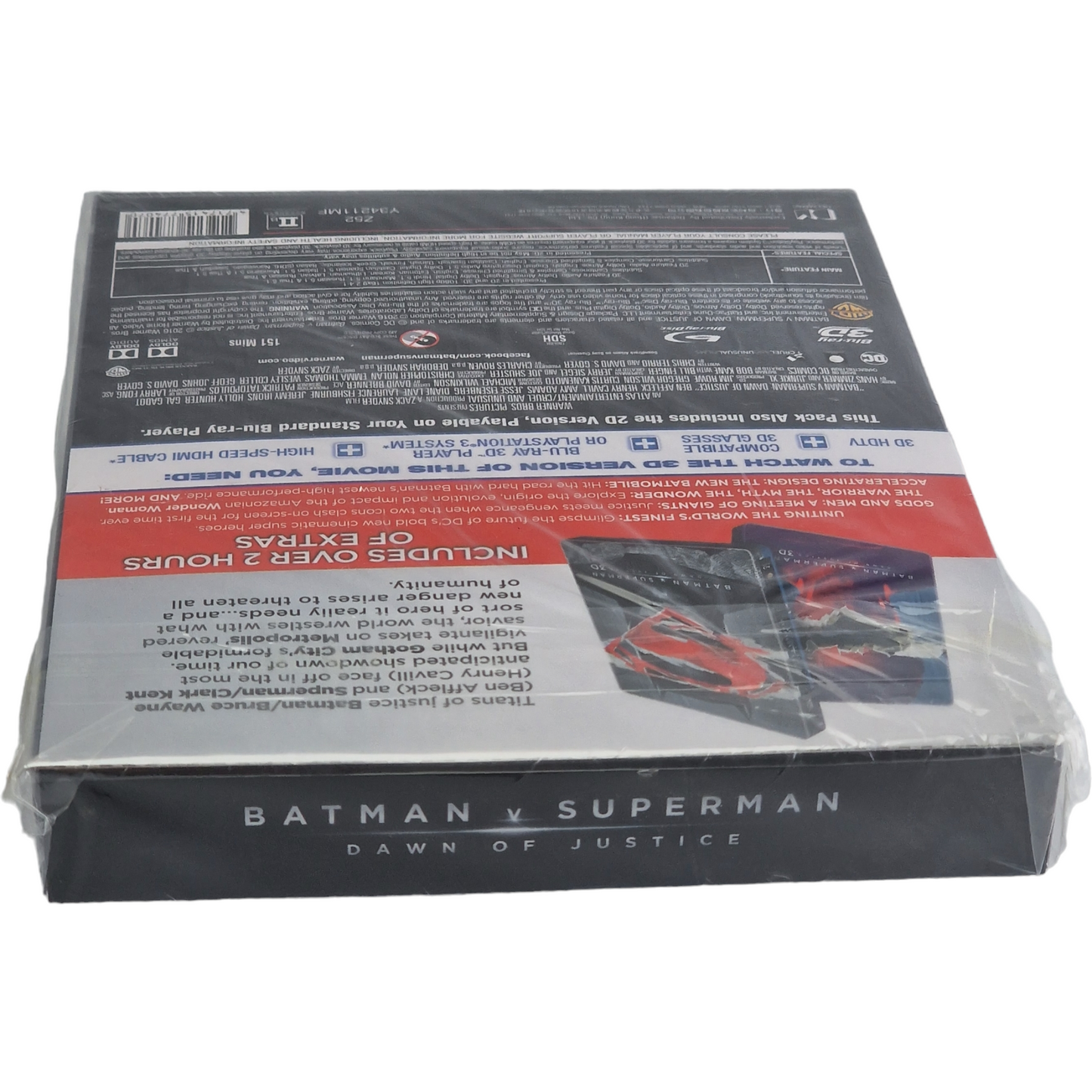 Batman v Superman Dawn of Justice Steelbook Blu-ray 3D +2D MantaLab 700 Ex Numérotée A