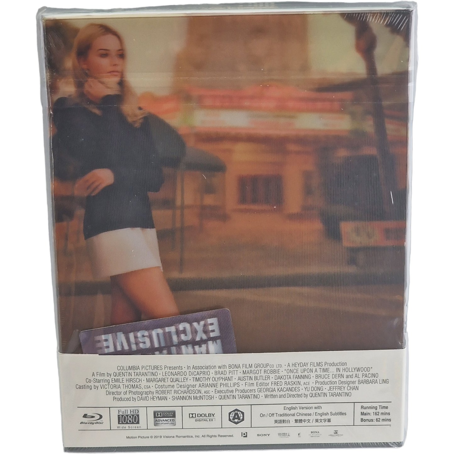 Once Upon Time Hollywood Blu-ray Steelbook double lenticulaire Mantalab 800 Ex A Numérotée
