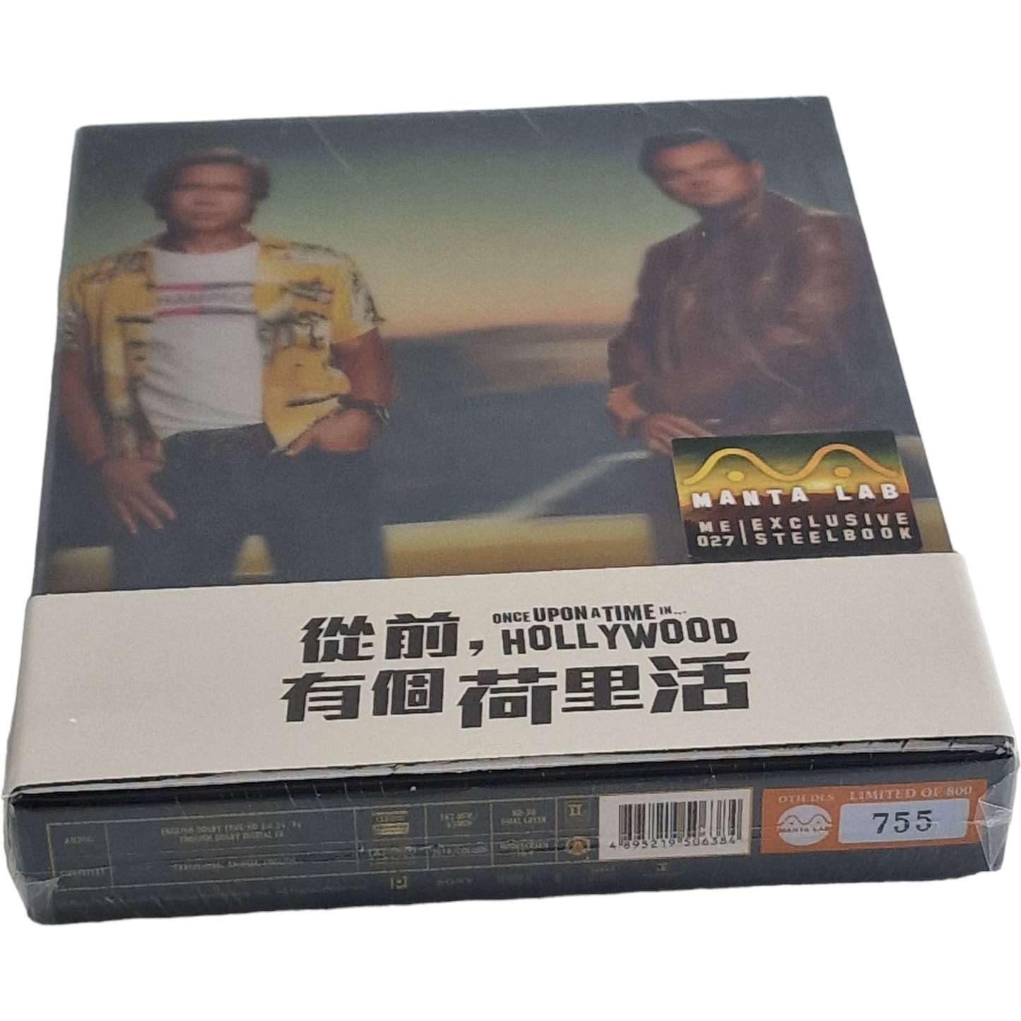Once Upon Time Hollywood Blu-ray Steelbook double lenticulaire Mantalab 800 Ex A Numérotée