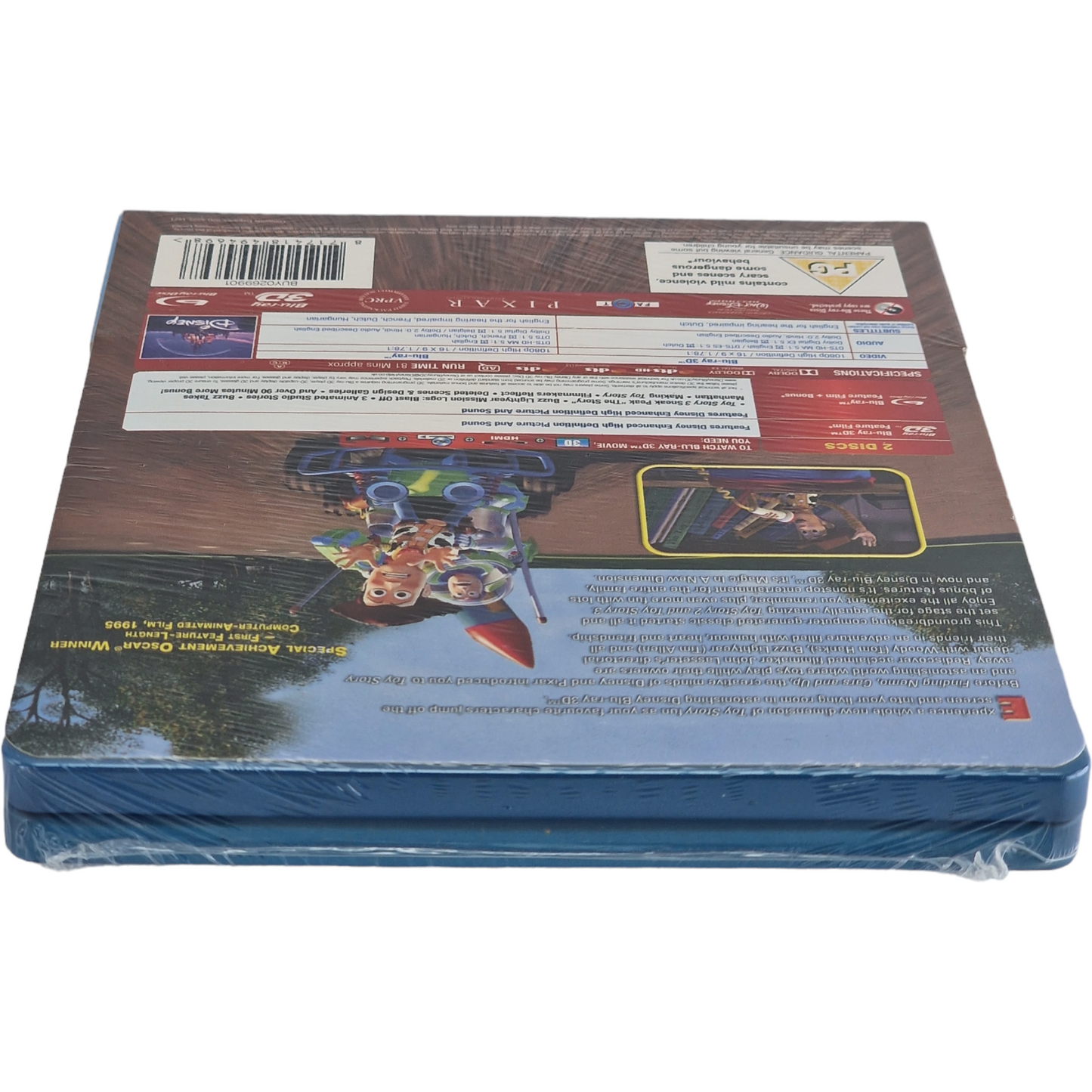 Toy Story Disney Blu-ray 3D + 2D Steelbook Lenticular Zavvi Limitée 2016 Zone B