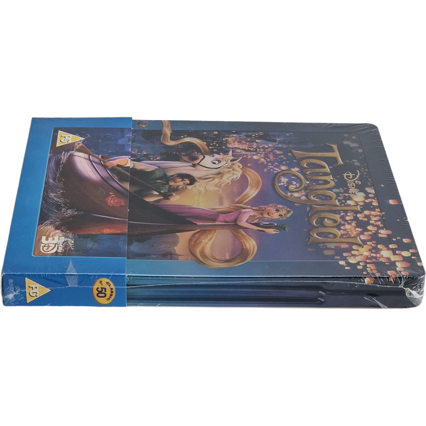 Tangled Disney Blu-ray 3D + 2D Steelbook Débossé Zavvi Limitée 2014 Zone Libre