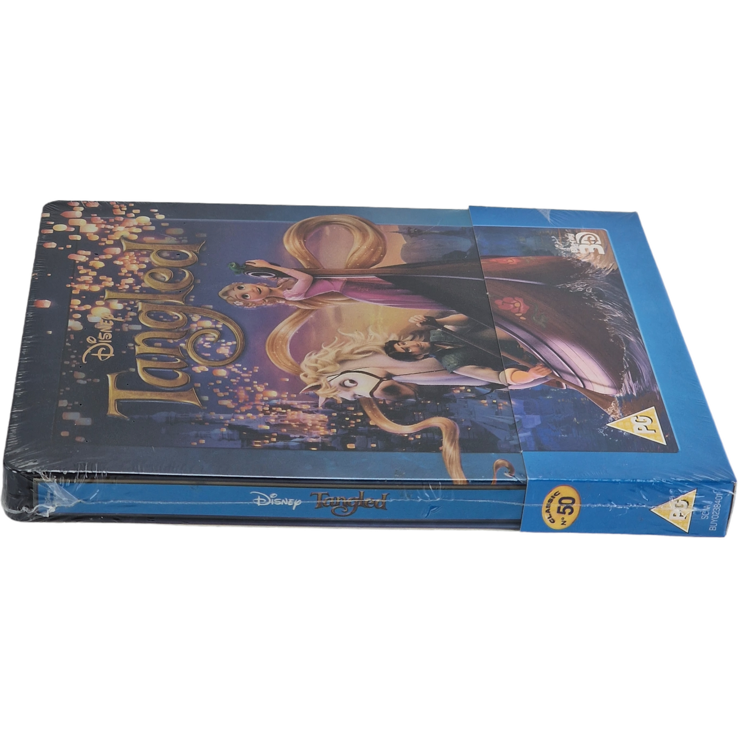 Tangled Disney Blu-ray 3D + 2D Steelbook Débossé Zavvi Limitée 2014 Zone Libre