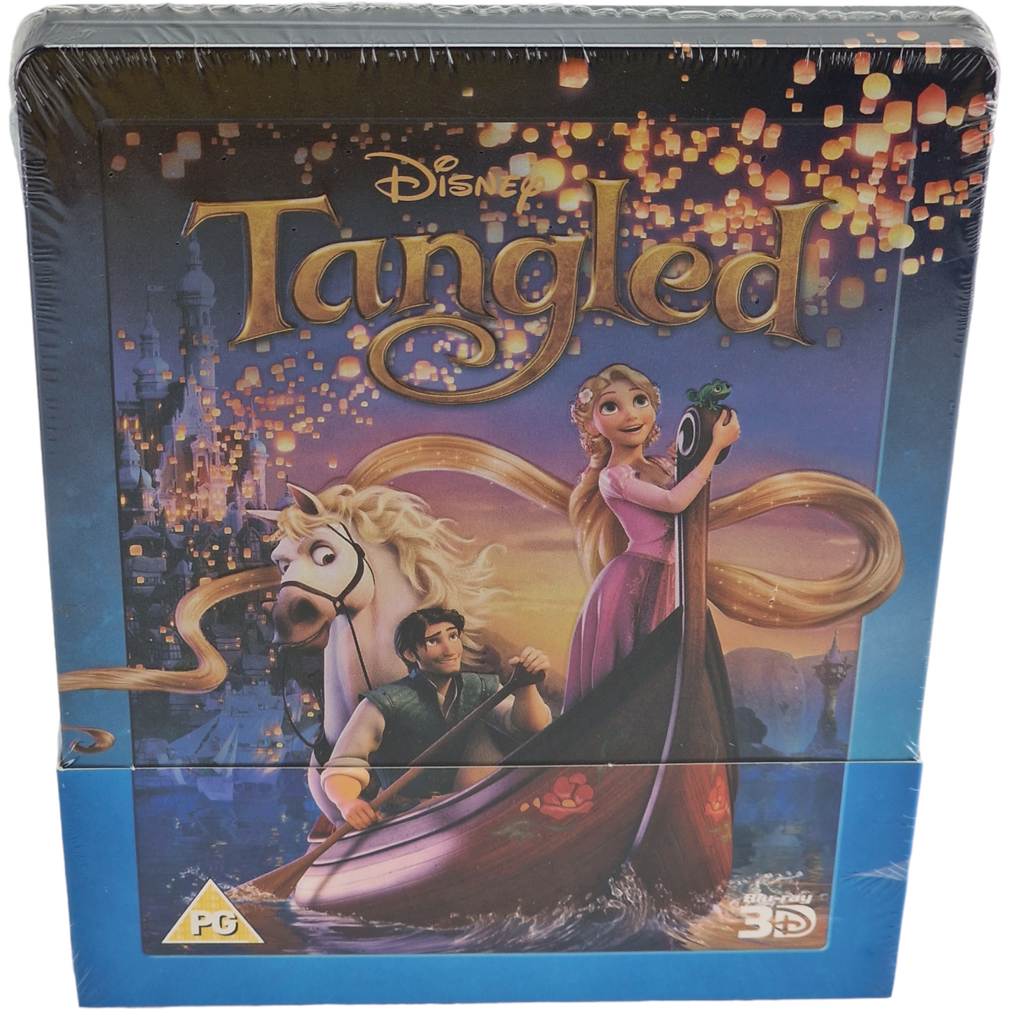 Tangled Disney Blu-ray 3D + 2D Steelbook Débossé Zavvi Limitée 2014 Zone Libre