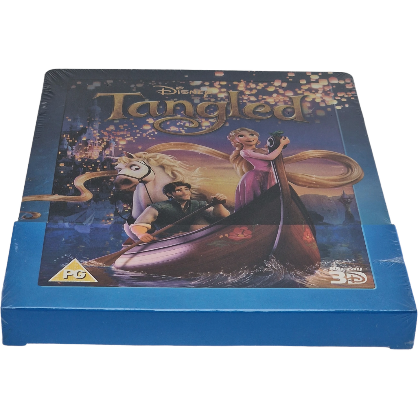 Tangled Disney Blu-ray 3D + 2D Steelbook Débossé Zavvi Limitée 2014 Zone Libre