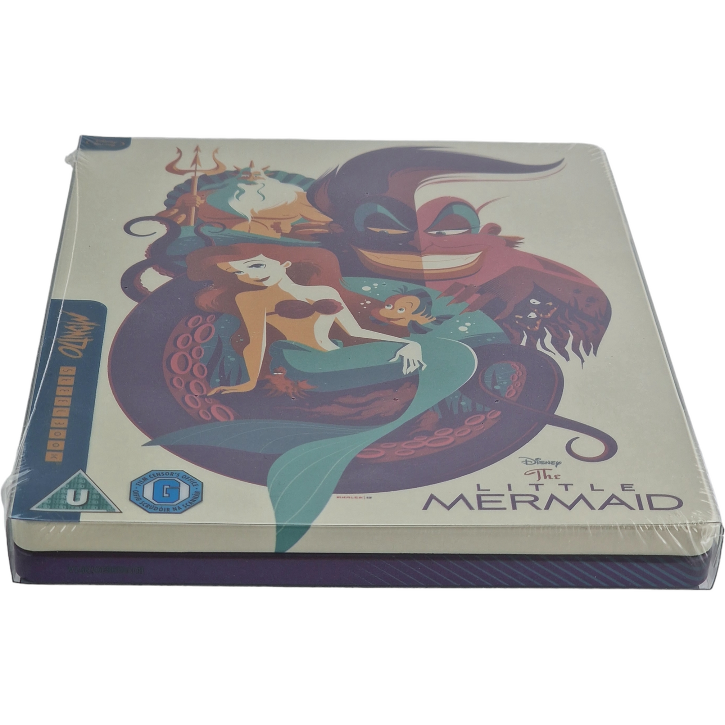 La petite sirène Disney Blu-ray SteelBook Zavvi Exclusive Mondo X Limitée Libre