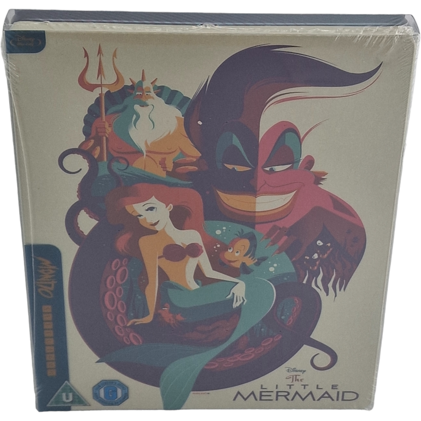 La petite sirène Disney Blu-ray SteelBook Zavvi Exclusive Mondo X Limitée Libre