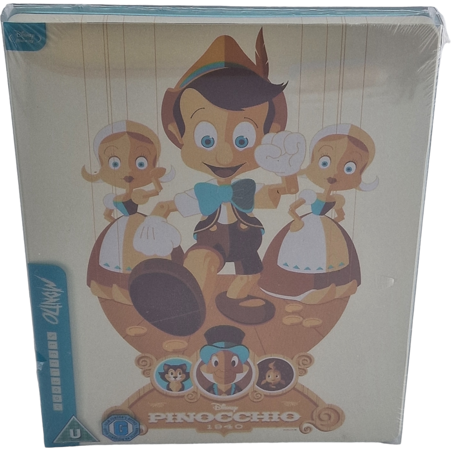 Pinocchio Disney Blu-ray SteelBook Zavvi Mondo X Series #31 Limitée Zone B