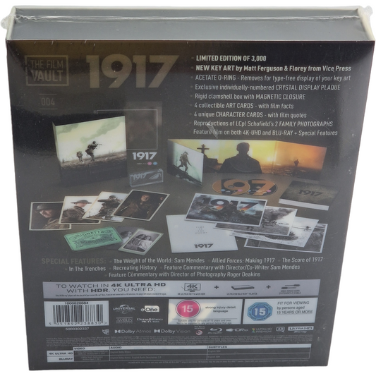 1917 The Film Vault Limité 4K Ultra HD+Blu-ray Limité 3 000 Ex Zone Libre