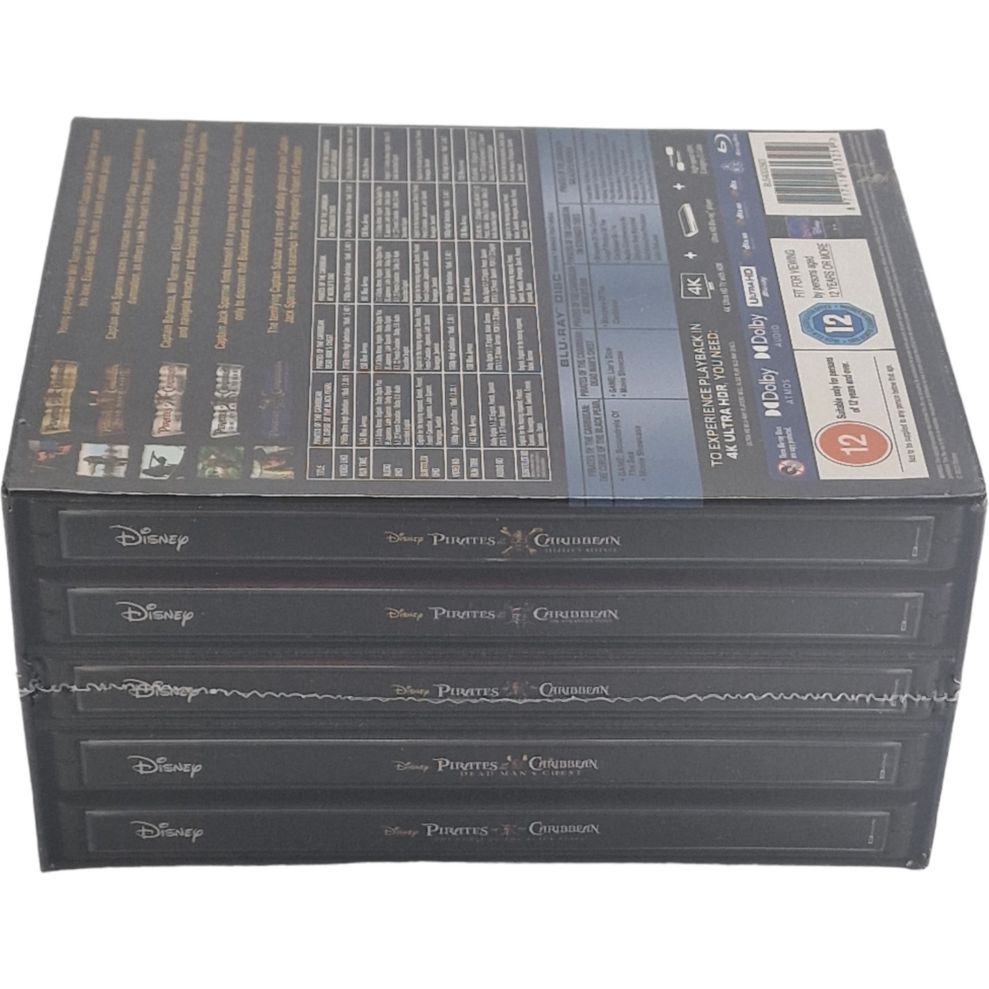Pirates des Caraïbes : Steelbook 4K Ultra HD+Blu-ray Zavvi Collection 5 Films Libre