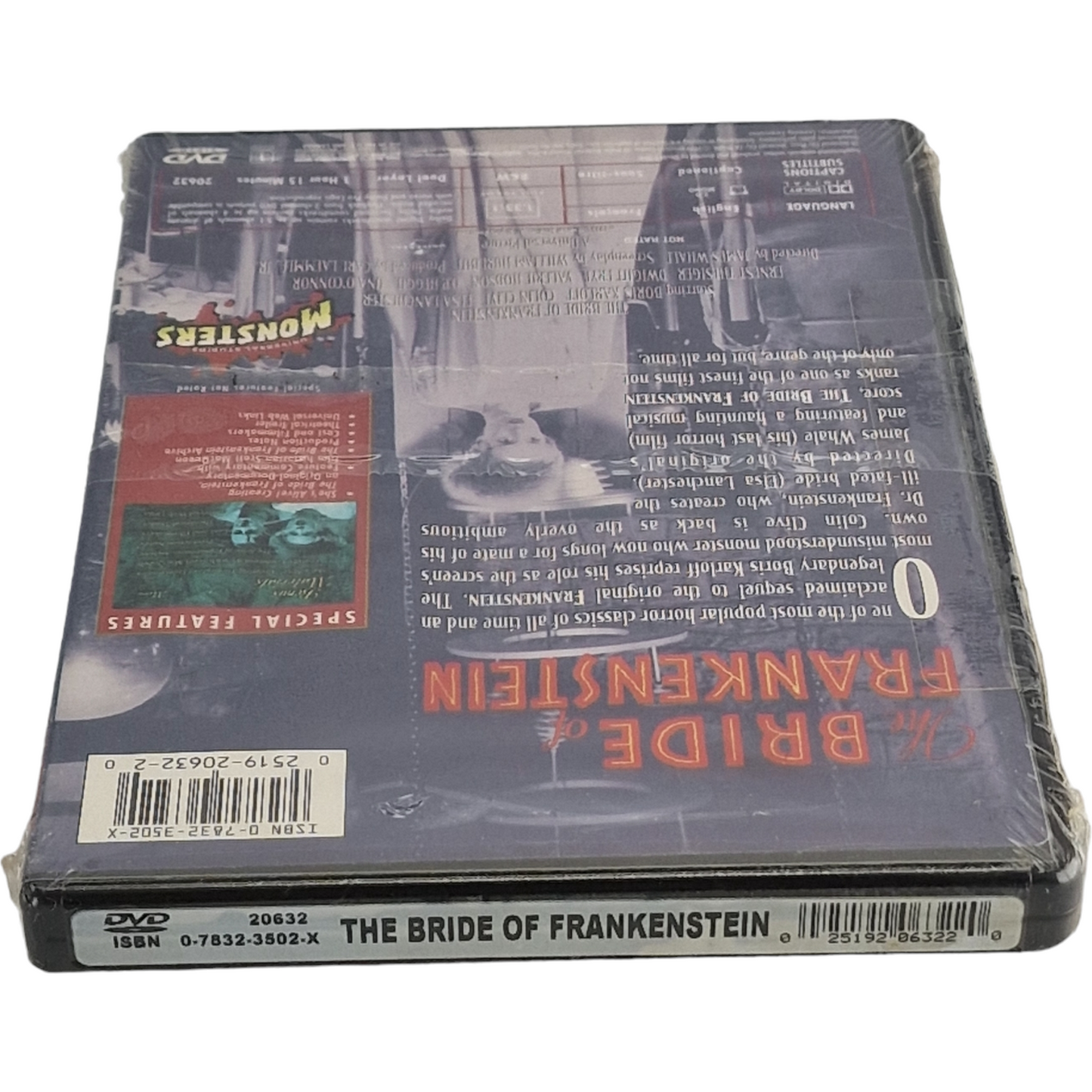 La Fiancée de Frankenstein The Bride of Frankenstein DVD Boris Karloff Region 1