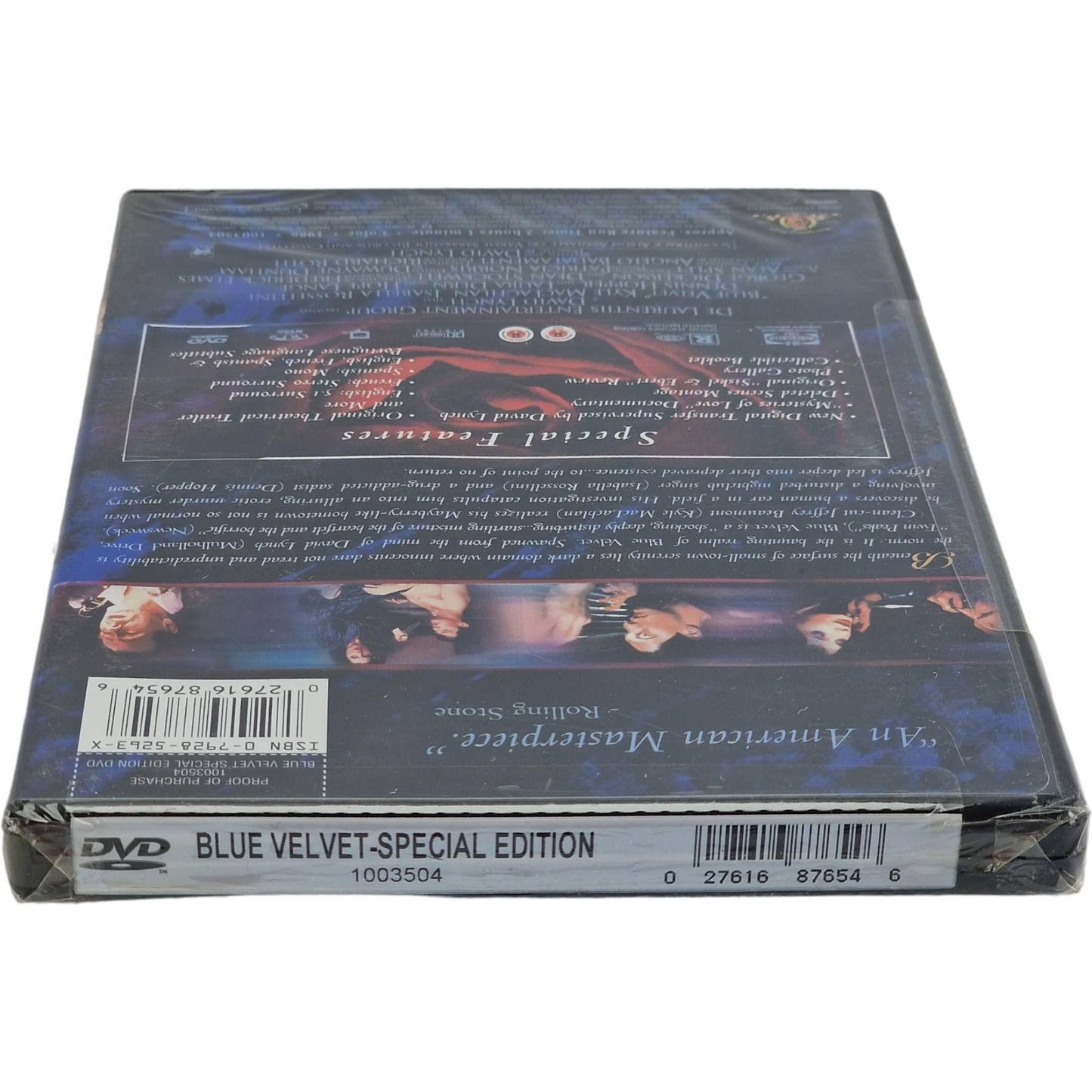 Blue Velvet 1986 DVD Édition spéciale 2002 David Lynch _Dennis Hopper Zone 1