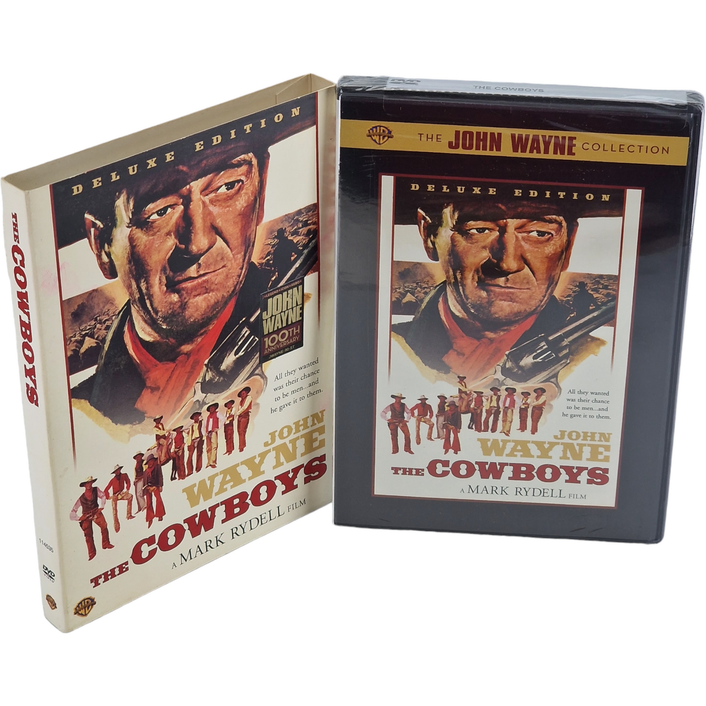 The Cowboys 1972 John Wayne DVD Édition de luxe avec Slipcover 2007 Region 1