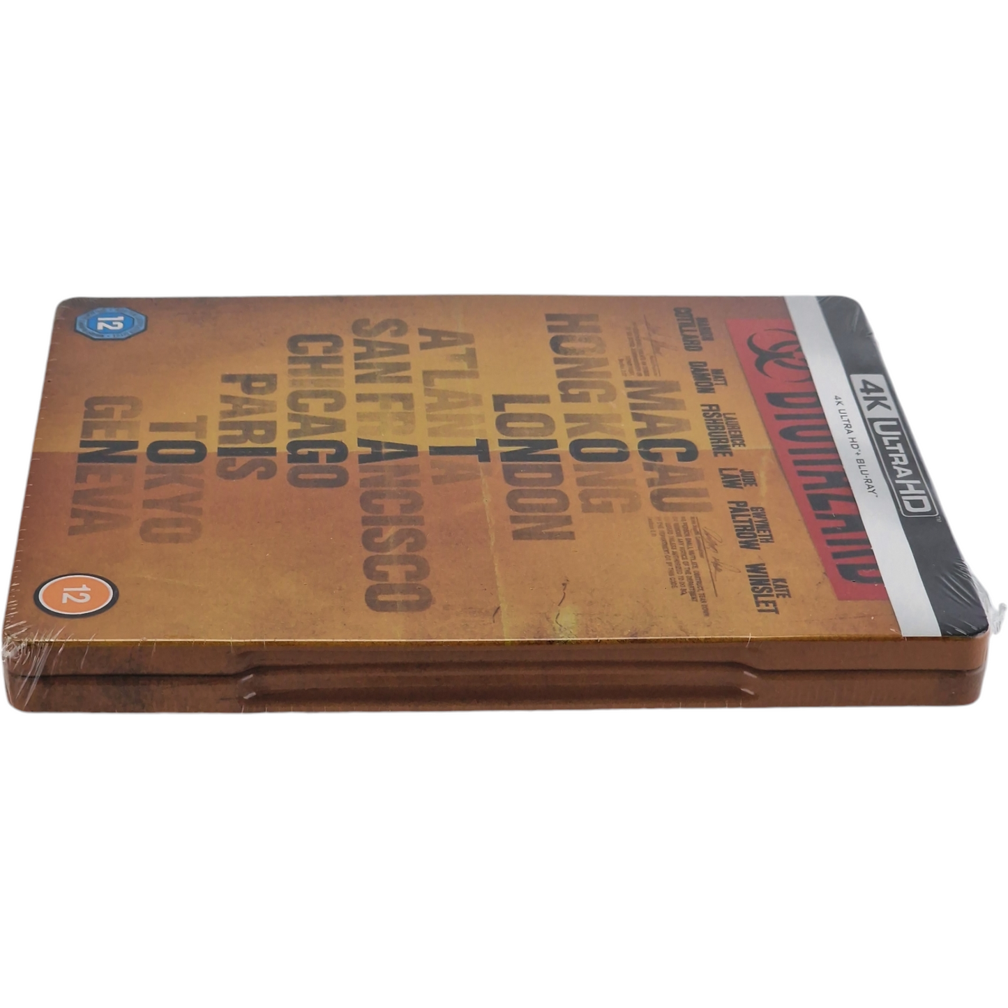 Contagion 4K Ultra HD + Blu-ray SteelBook Marion Cotillard,Matt Damon Libre Zone