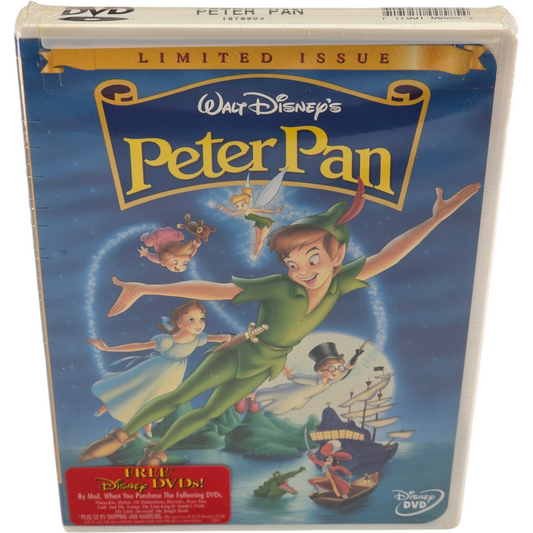 Peter Pan DVD édition limitée VF Import US Région 1 Disney 1999 Neuf
