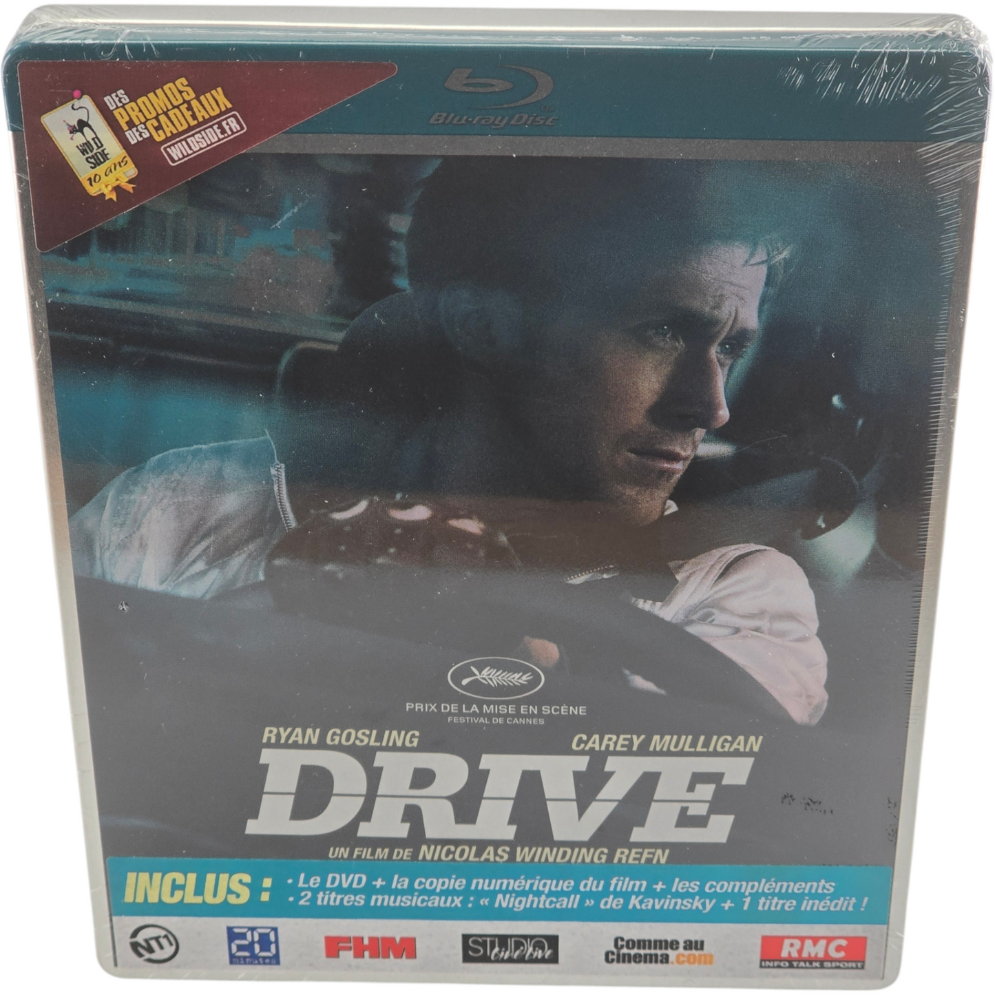Drive SteelBook Blu-ray + DVD première édition Limitée Ryan Gosling 2012 Zone B