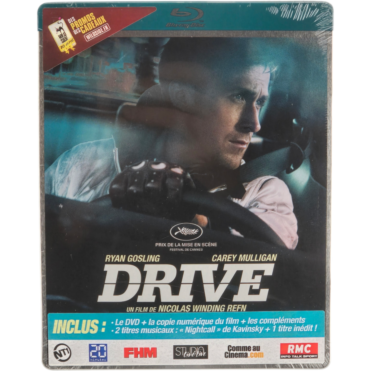 Drive SteelBook Blu-ray + DVD première édition Limitée Ryan Gosling 2012 Zone B