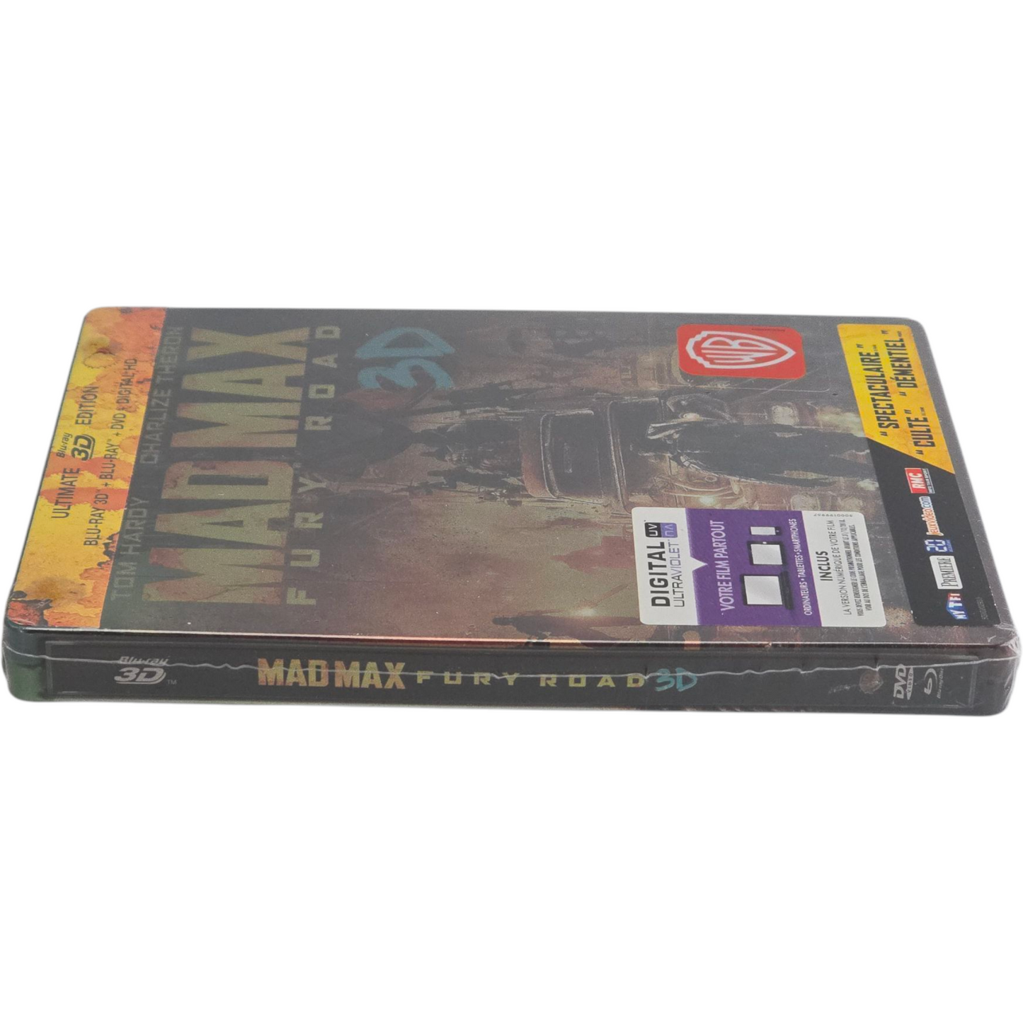 Mad Max: Fury Road SteelBook 3D + Blu-ray + DVD Limitée 2015 Fnac Zone Libre