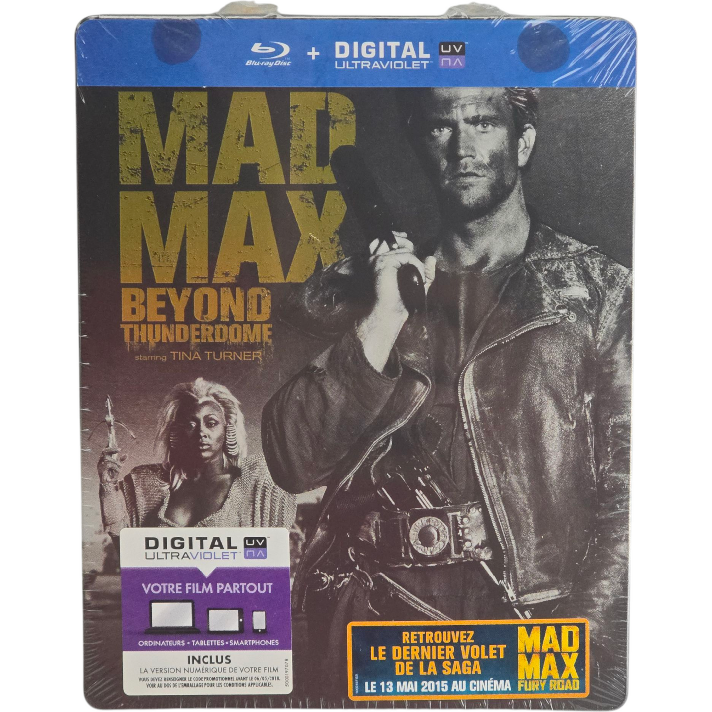 Mad Max 3: Au-delà du Dôme de Tonnerre 1985 Blu-ray SteelBook Limitée Zone Libre