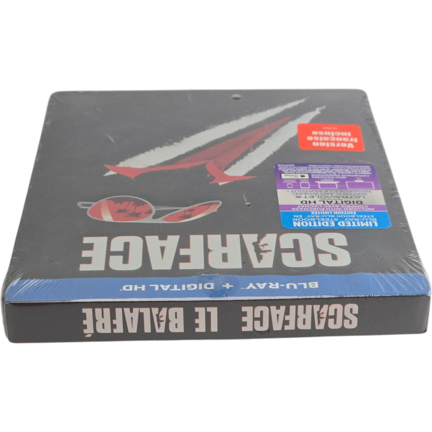 Scarface Al Pacino Blu-ray + DVD SteelBook Edition Limitée Iconic Art Zone Libre