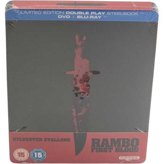 Rambo: First Blood SteelBook Blu-ray +DVD Zavvi édition limitée 2013 Zone Libre