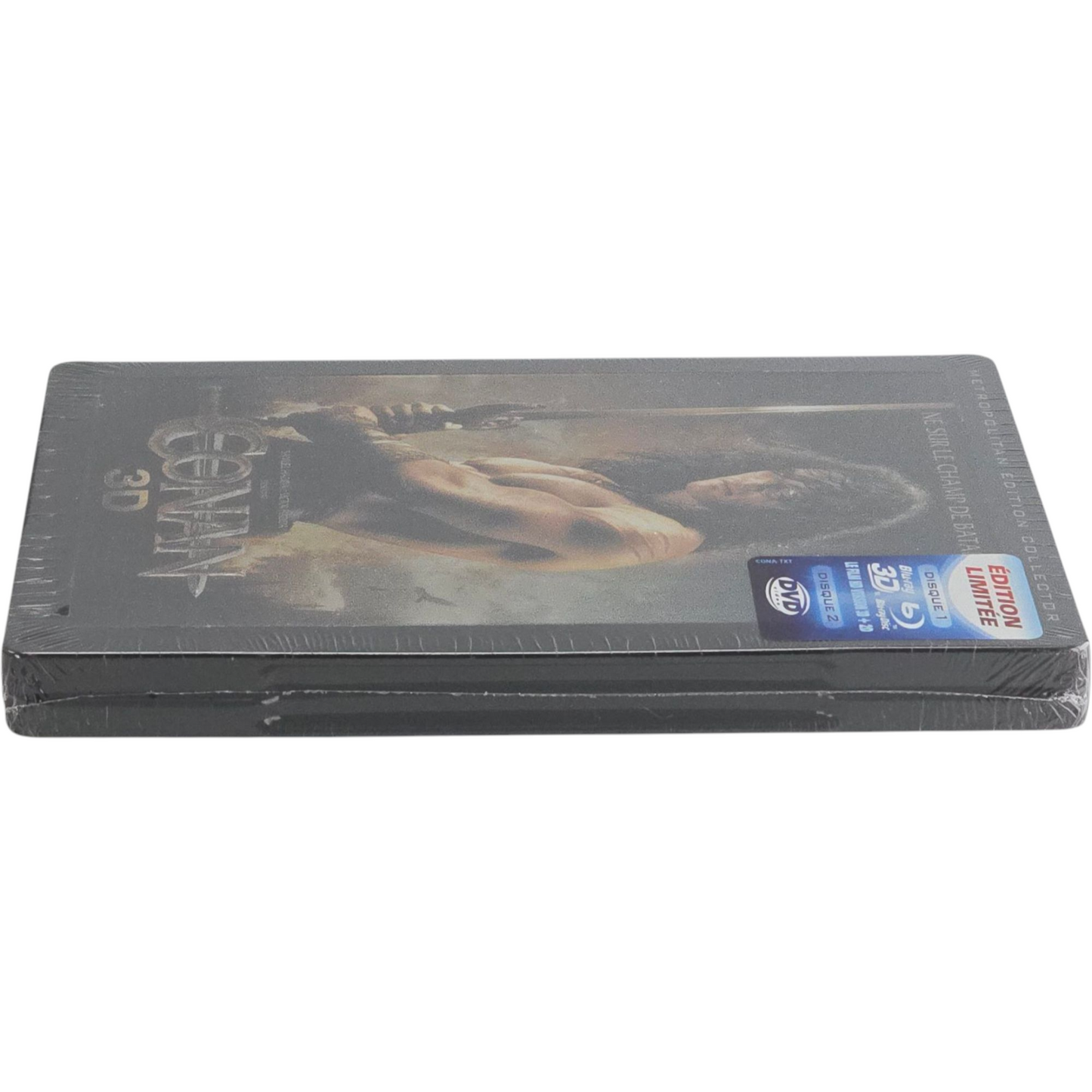 Conan Blu-ray 3D + 2D + DVD SteelBook Débossé Jason Momoa, Stephen Lang Zone B