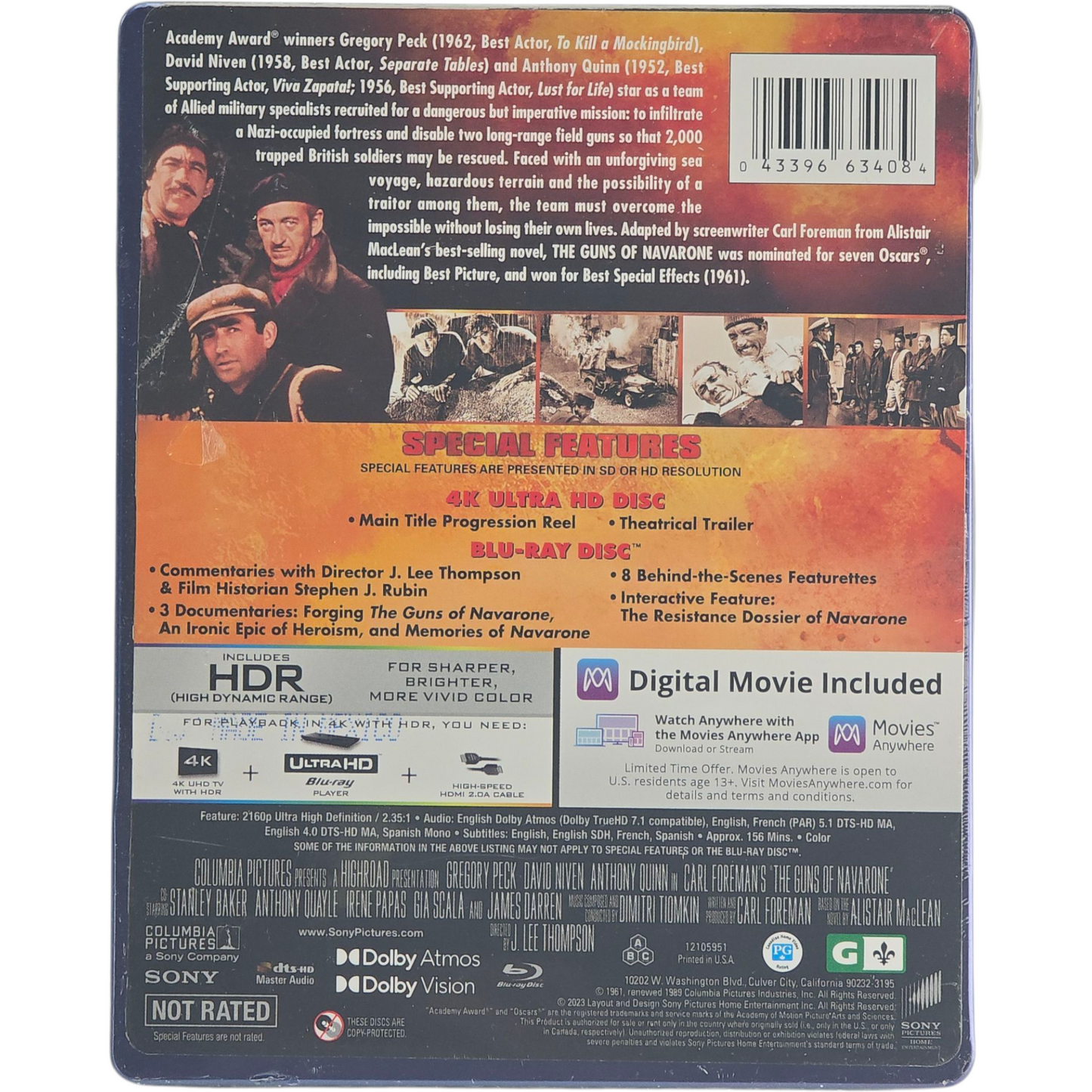 Les Canons de Navarone  SteelBook 4K Ultra HD + Blu-ray + Digital 4K  2023 Libre