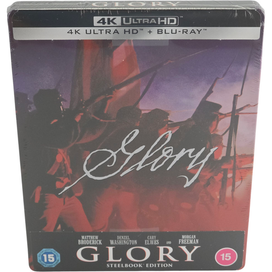 Glory 1989 Steelbook 4K Ultra HD + Blu-ray Édition limitée Denzel Washington  B