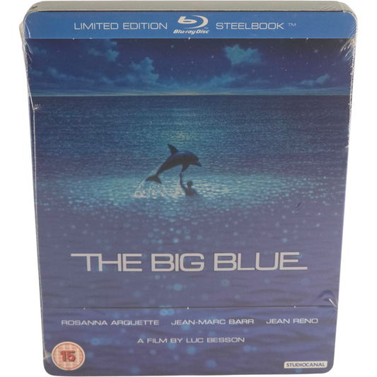 Le Grand Bleu Blu-ray Steelbook Zavvi Éditi limitée 2000 Ex Luc Besson Zone B