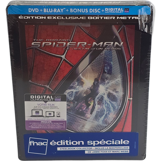 The Amazing Spider-Man 2 Blu-ray + DVD SteelBook Débossé Limitée Fnac 2014   Libre