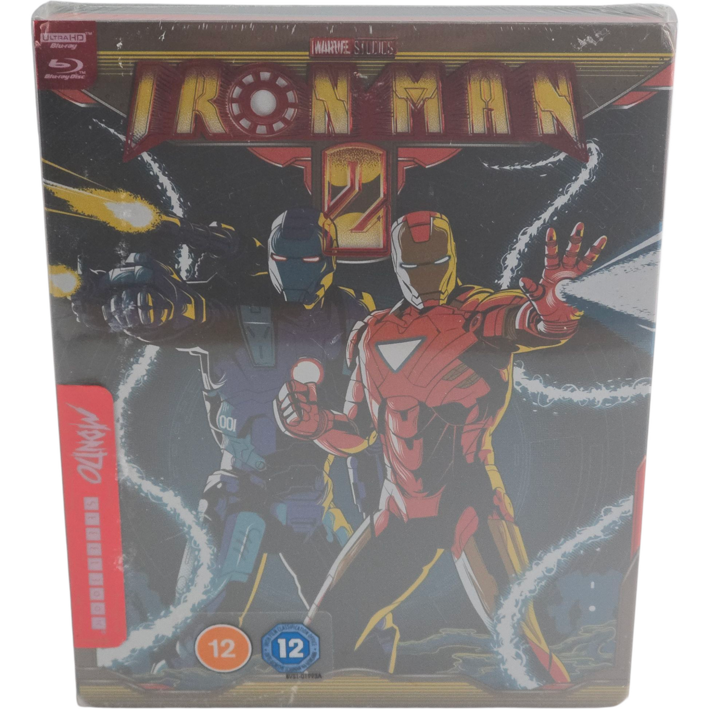 Iron Man 2 SteelBook 4K Ultra HD +Blu-ray Mondo X (Import UK )